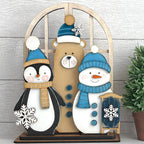 Insert for Arched Doorway interchangeable with snowman, penguin, and bear