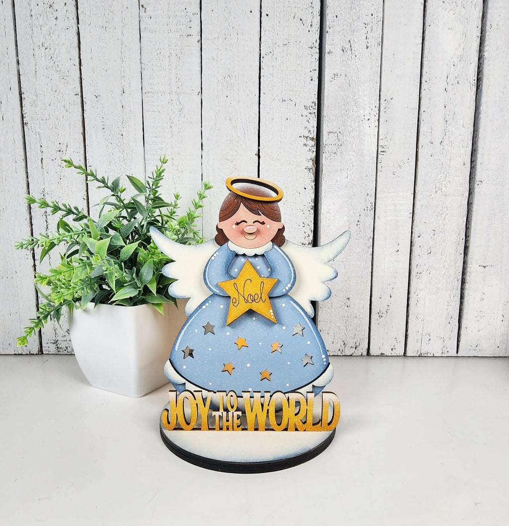 Angel Joy to the World Tea Light Holder DIY Kit