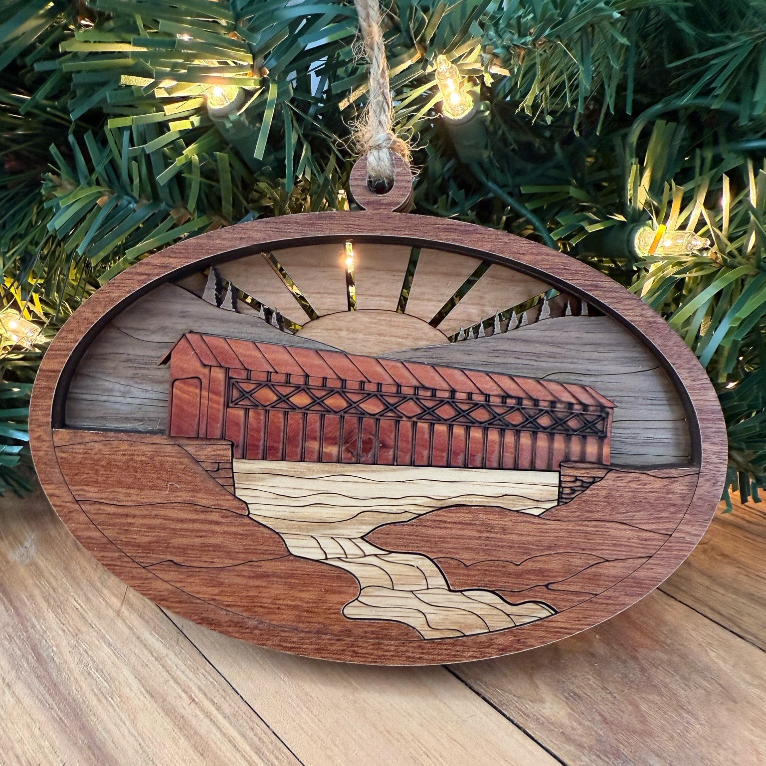 Covered Bridge Showstopper Ornament
