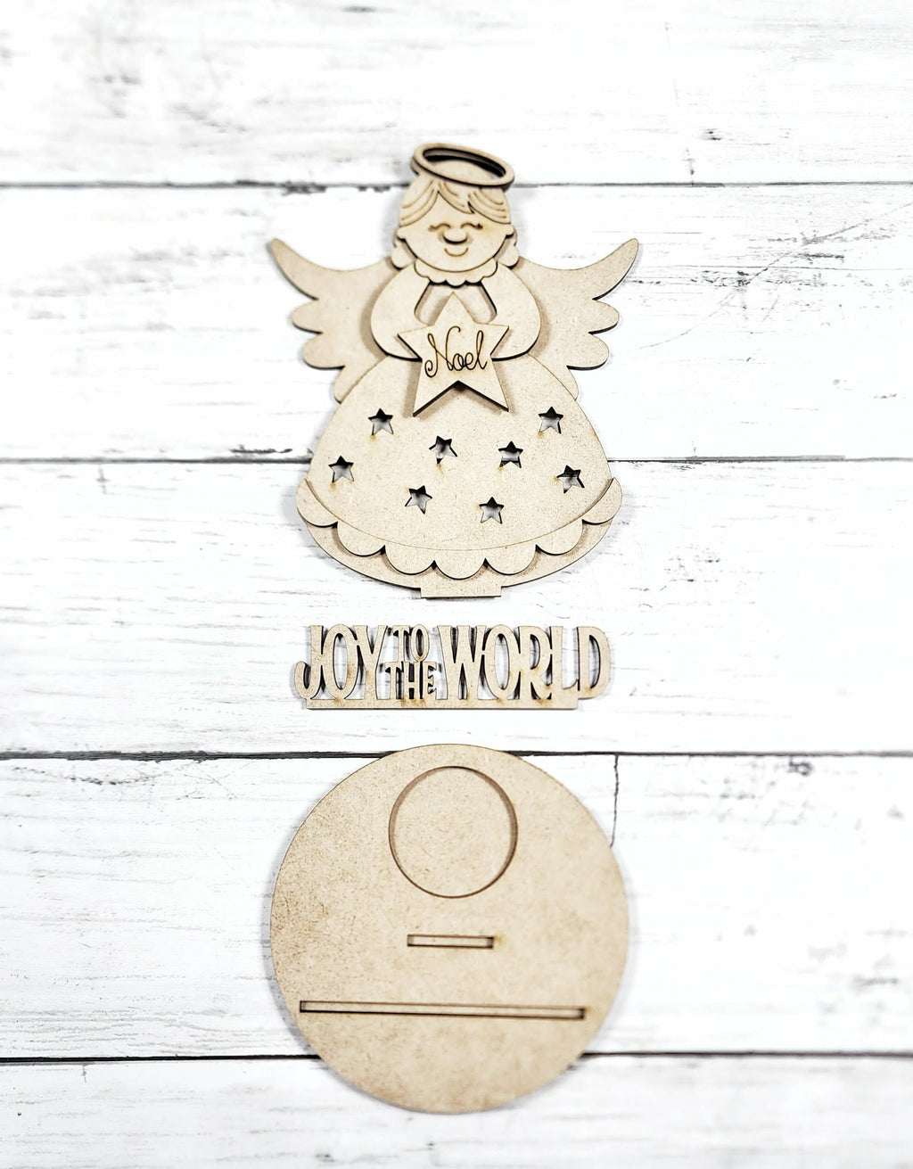 Angel Joy to the World Tea Light Holder DIY Kit
