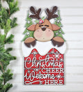 Christmas Cheer Welcome Here Door Hanger DIY Kit