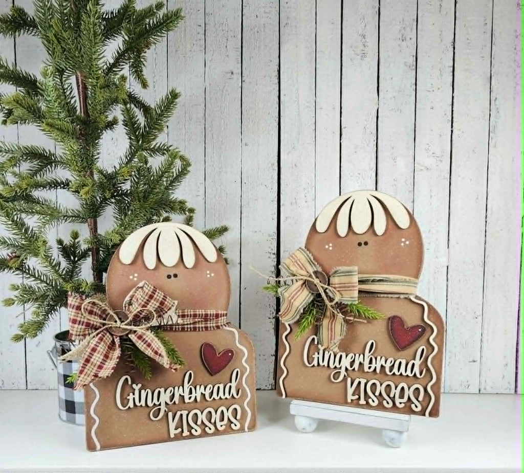 Gingerbread Kisses Shelf Sitter DIY Kit