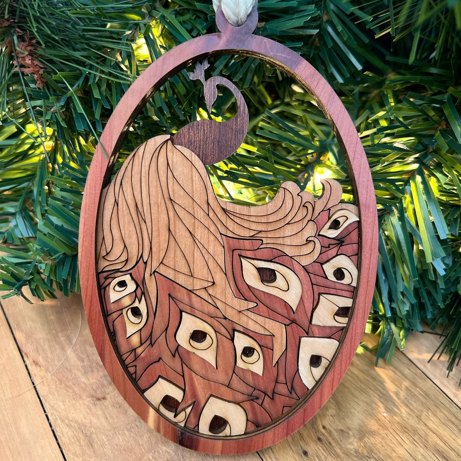 Peacock Showstopper Ornament